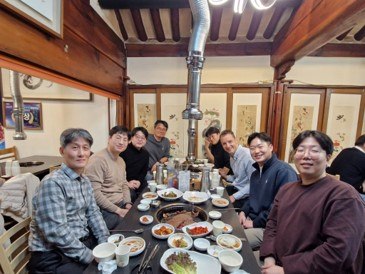 Dinner with Prof. Luterbacher and Prof. Insoo Ro